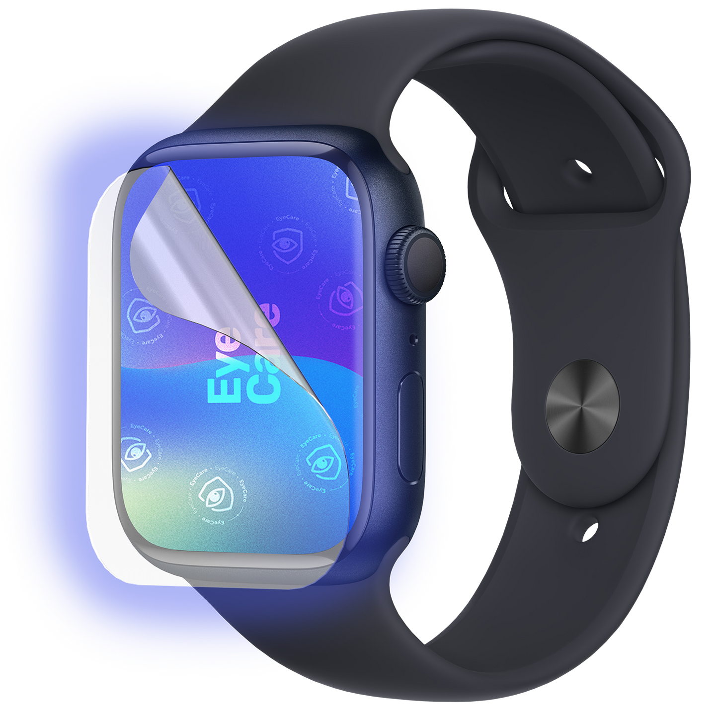 Smartwatch-Schutzfolie für Apple Series 9 kompatibel mit Touch-Funktionen - Panzerfolie für Apple Series 9 stört nicht bei Touch-Bedienung - Volle Funktionalität der Smartwatch trotz Schutzfolie