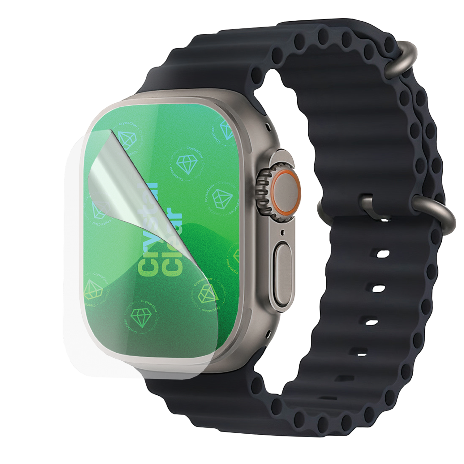 2x Panzerfolie Apple Watch Ultra, Anti-Bruch-Garantie Kratzer