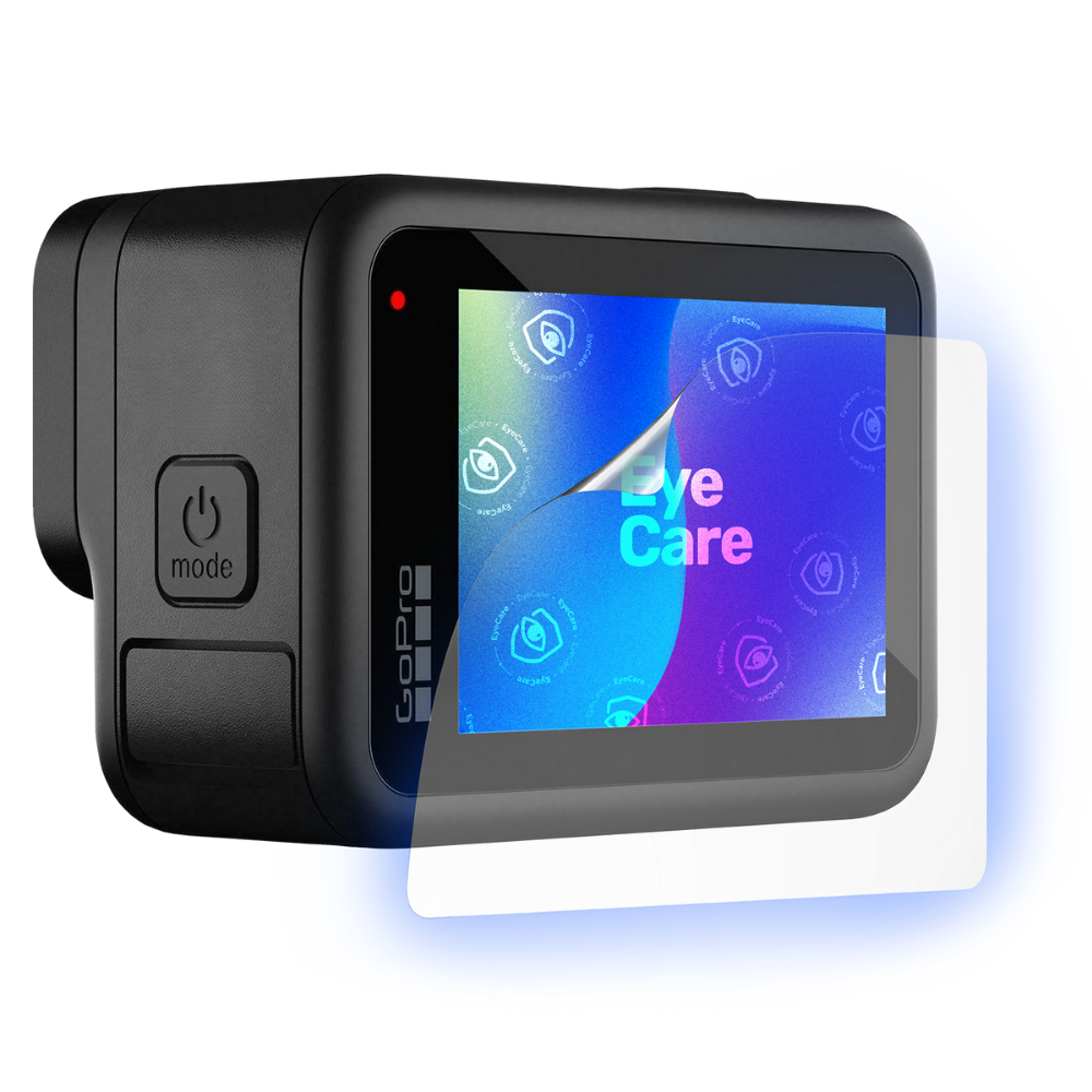 EyeCare Panzerfolie für GoPro Hero 12 für angenehmere Displaydarstellung