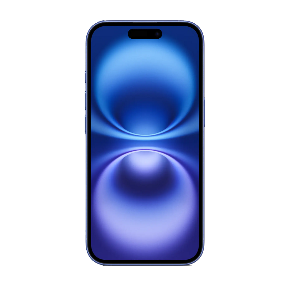 iPhone 16 frontal mit original Wallpaper png