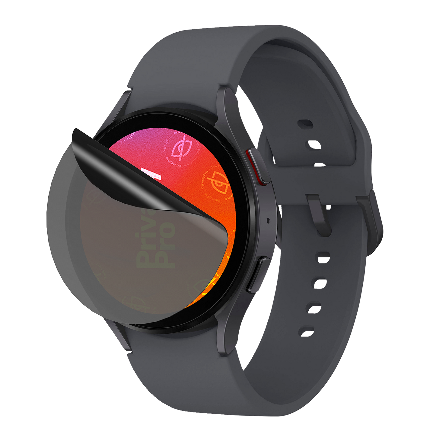 Huawei Watch GT 5 Pro Panzerfolie PrivacyPro mit seitlichem Blickschutz