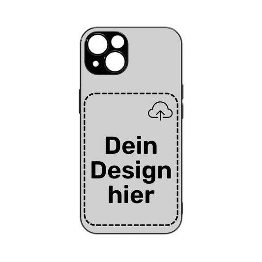 Personalisierte Personalisierte Handyhülle für iPhone 13 Hülle zum selbst Gestalten - Vorlage für eigenen Fotodruck auf der Rückseite