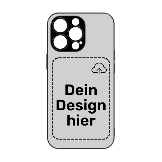 Personalisierte Personalisierte Handyhülle für iPhone 13 Pro Hülle zum selbst Gestalten - Vorlage für eigenen Fotodruck auf der Rückseite