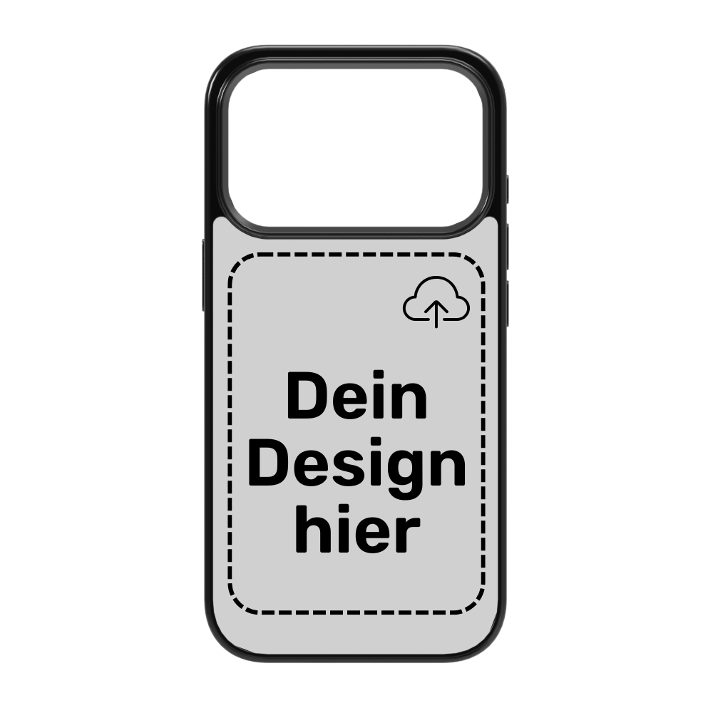 Personalisierte Personalisierte Handyhülle für iPhone 17 Pro Max Hülle zum selbst Gestalten - Vorlage für eigenen Fotodruck auf der Rückseite