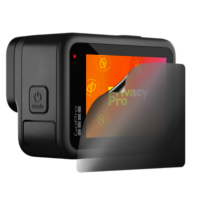 PrivacyPro Panzerfolie für GoPro Hero 12 mit Blickschutz auf dem Rückdisplay