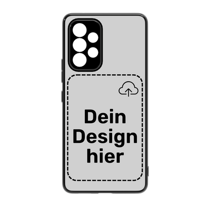 Personalisierte Personalisierte Handyhülle für Samsung Galaxy A33 Hülle zum selbst Gestalten - Vorlage für eigenen Fotodruck auf der Rückseite