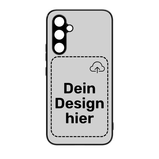 Personalisierte Personalisierte Handyhülle für Samsung Galaxy A34 Hülle zum selbst Gestalten - Vorlage für eigenen Fotodruck auf der Rückseite