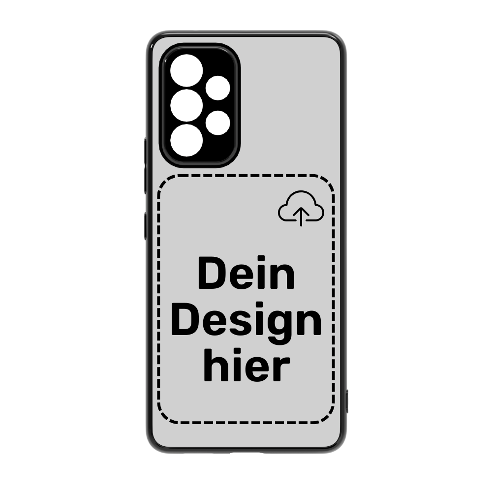 Personalisierte Personalisierte Handyhülle für Samsung Galaxy A52 Hülle zum selbst Gestalten - Vorlage für eigenen Fotodruck auf der Rückseite