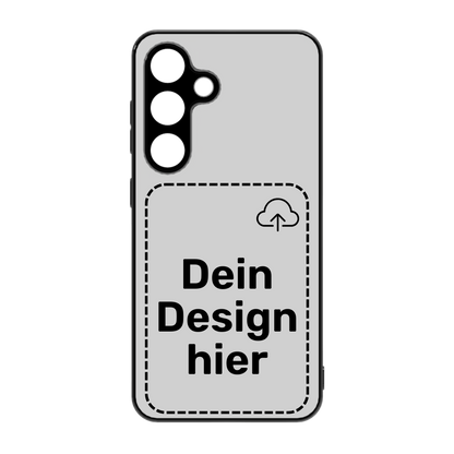 Personalisierte Personalisierte Handyhülle für Samsung Galaxy S23 Hülle zum selbst Gestalten - Vorlage für eigenen Fotodruck auf der Rückseite