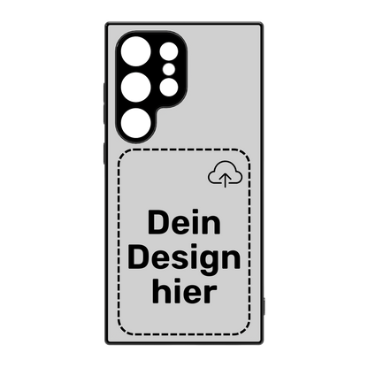 Personalisierte Personalisierte Handyhülle für Samsung Galaxy S23 Ultra Hülle zum selbst Gestalten - Vorlage für eigenen Fotodruck auf der Rückseite