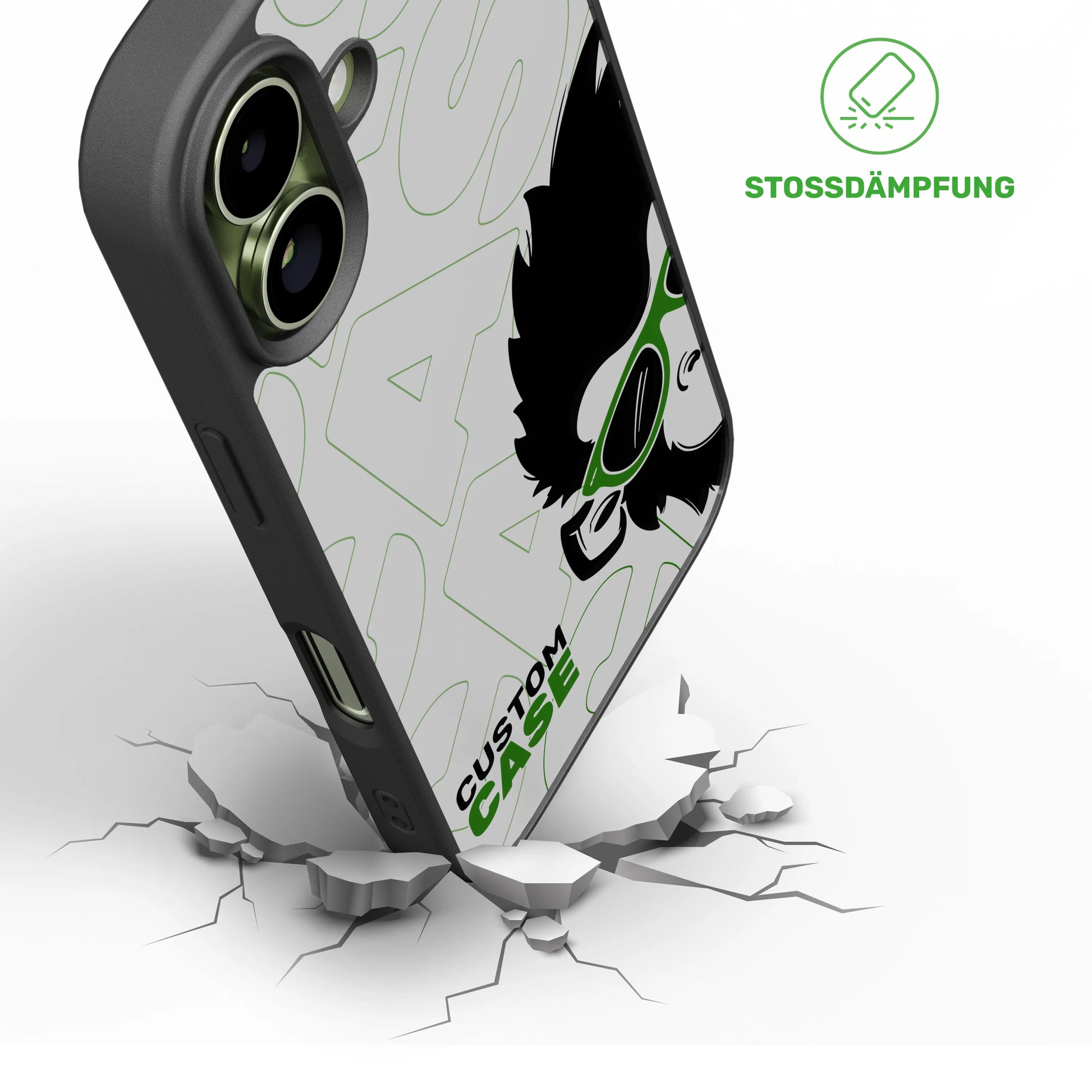 Personalisierte Handyhülle für Samsung Galaxy S25 Plus Schutzhülle mit Stoßdämpfung: Verstärkter Fallschutz und robuste Ecken bei Stürzen