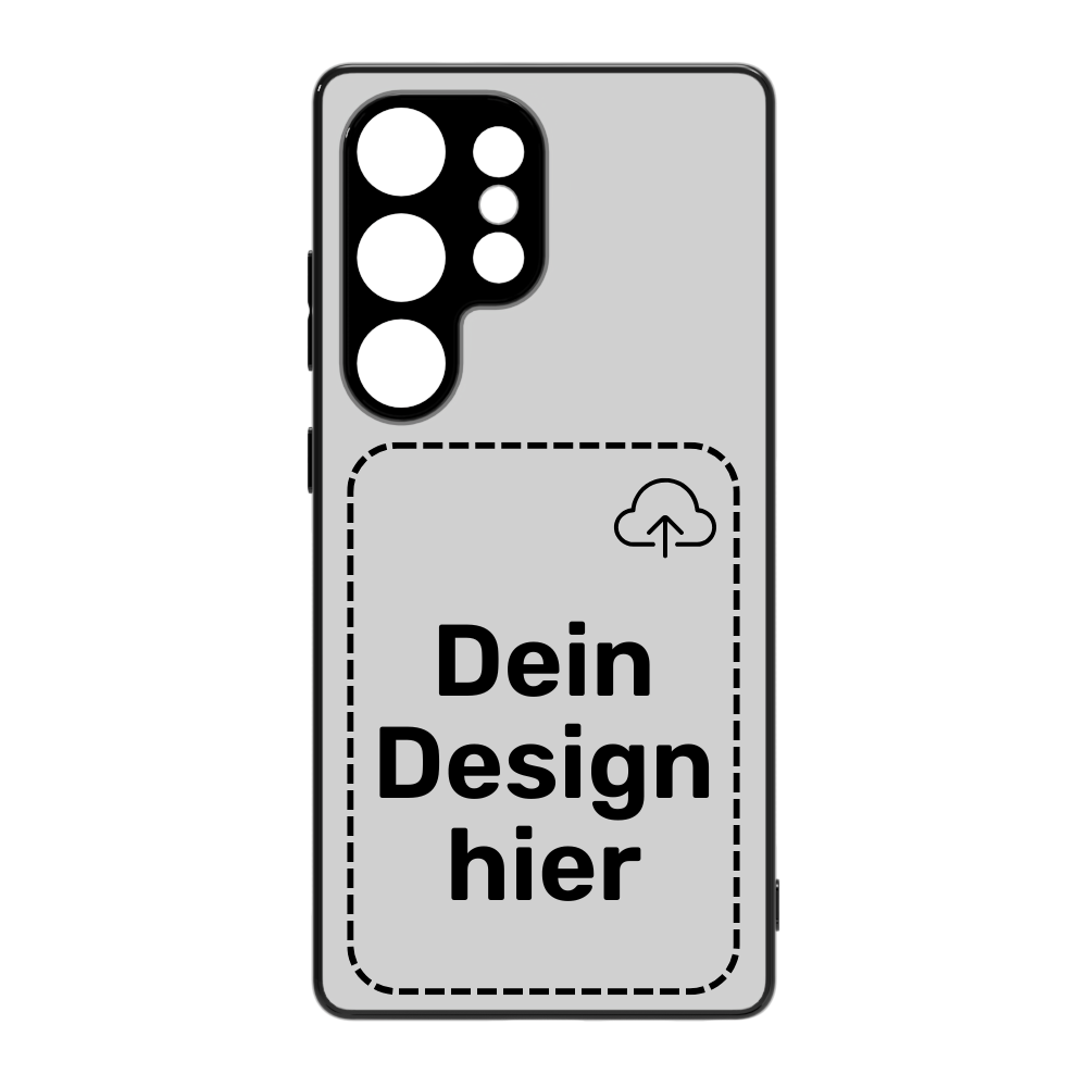 Personalisierte Personalisierte Handyhülle für Samsung Galaxy S25 Ultra Hülle zum selbst Gestalten - Vorlage für eigenen Fotodruck auf der Rückseite