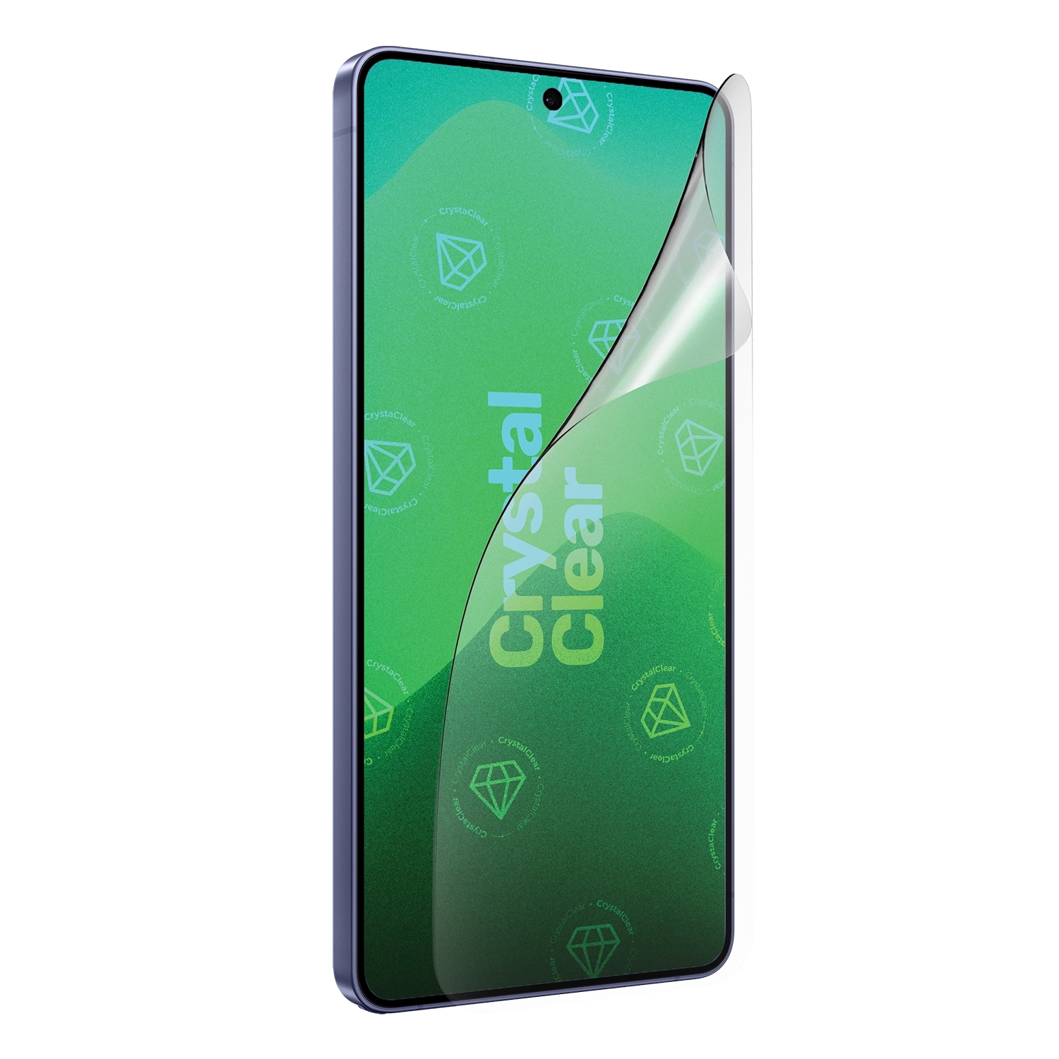 Samsung Galaxy S26 mit GREENMNKY Crystal Clear Displayschutzfolie