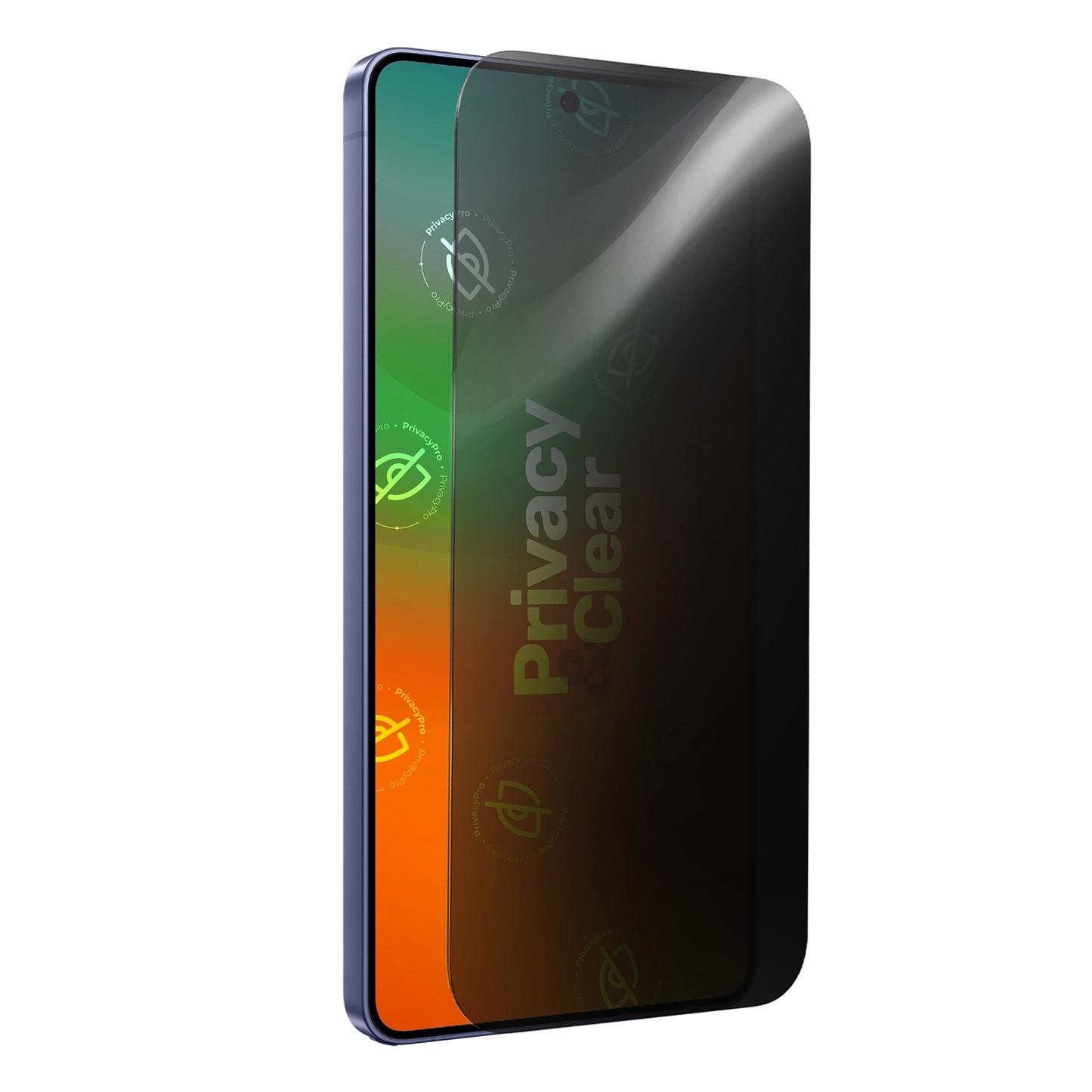 Samsung Galaxy S26 mit GREENMNKY Privacy Clear Sichtschutzfolie