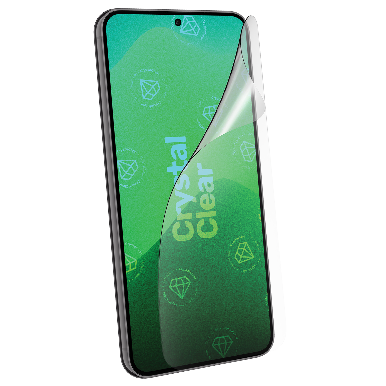 Kratzfeste Schutzfolie für das Display von Galaxy S25 - Antibakterielle Panzerfolie für sicheres und sauberes Display - Ultradünne Folie passt sich perfekt dem Display an