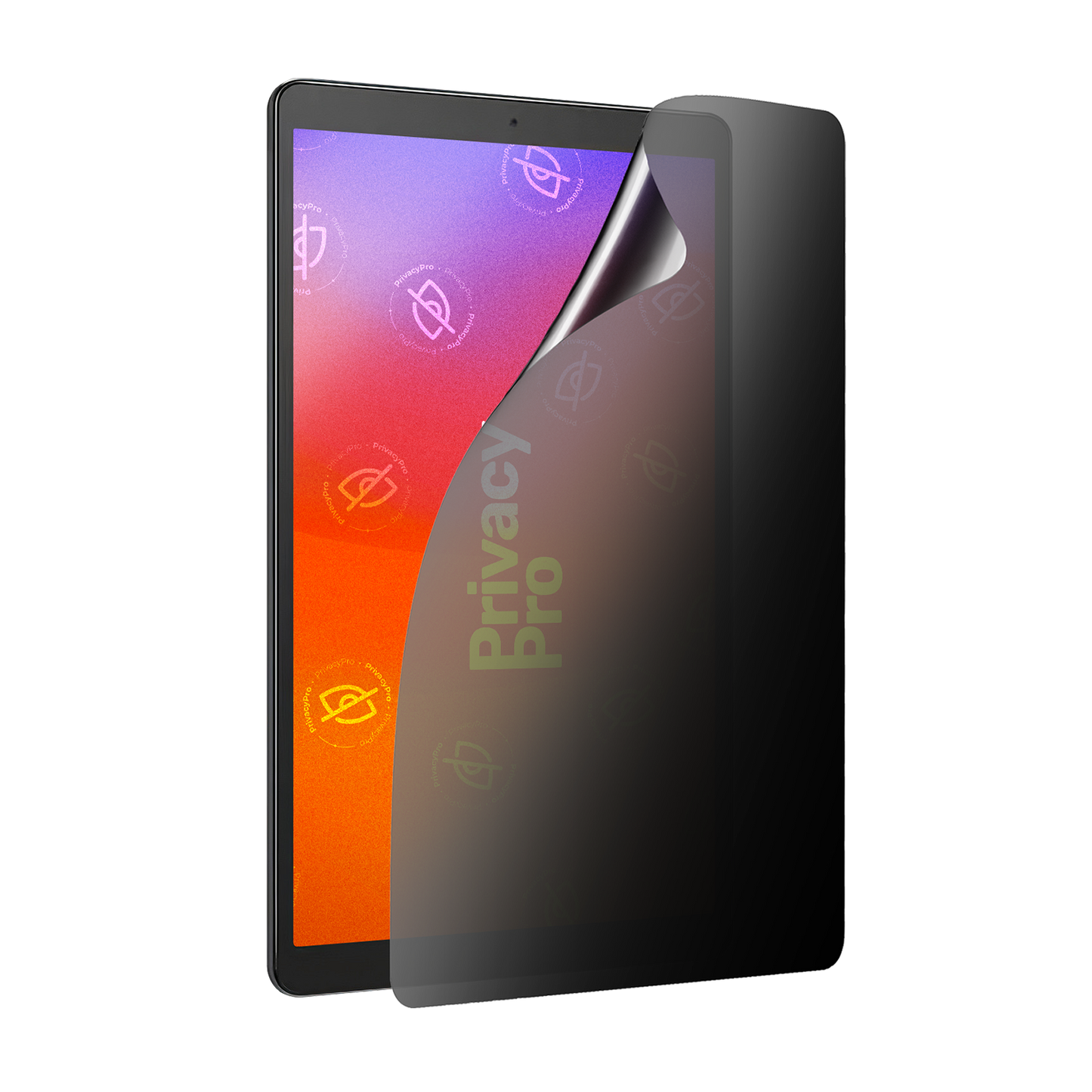 Abdunkelnde Schutzfolie @ Aus seitlichem Betrachten wird das Display bis zu 99%abgedunkelt Die matte Schutzfolie dunkelt im Hochformat ab.