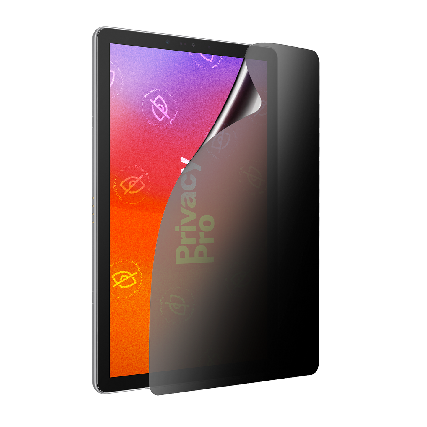 Abdunkelnde Schutzfolie @ Aus seitlichem Betrachten wird das Display bis zu 99%abgedunkelt Die matte Schutzfolie dunkelt im Hochformat ab.