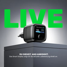 65W Ladegerät mit Smart Display | SmartCharge
