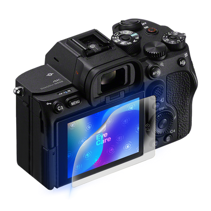 Die Augenschonende Schutzfolie. @ Eine glasklare Panzerfolie mit einem 99% effektiven integrierten Blaulicht Filter schützt Deine Augen und Dein Display.