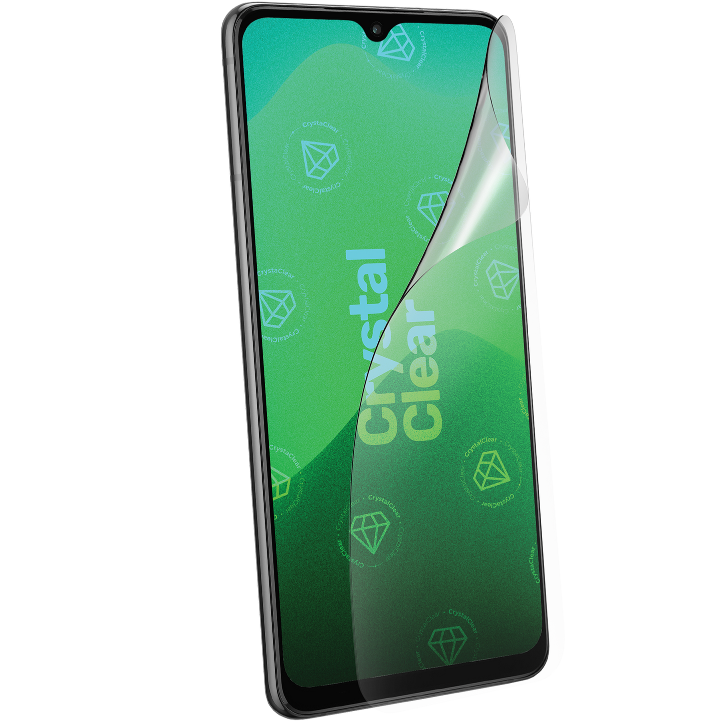 Die Glasklare Schutzfolie. @ Vereint alle Vorteile einer Ultra flexiblen
Panzerfolie mit den Eigenschaften eines
Panzerglases.