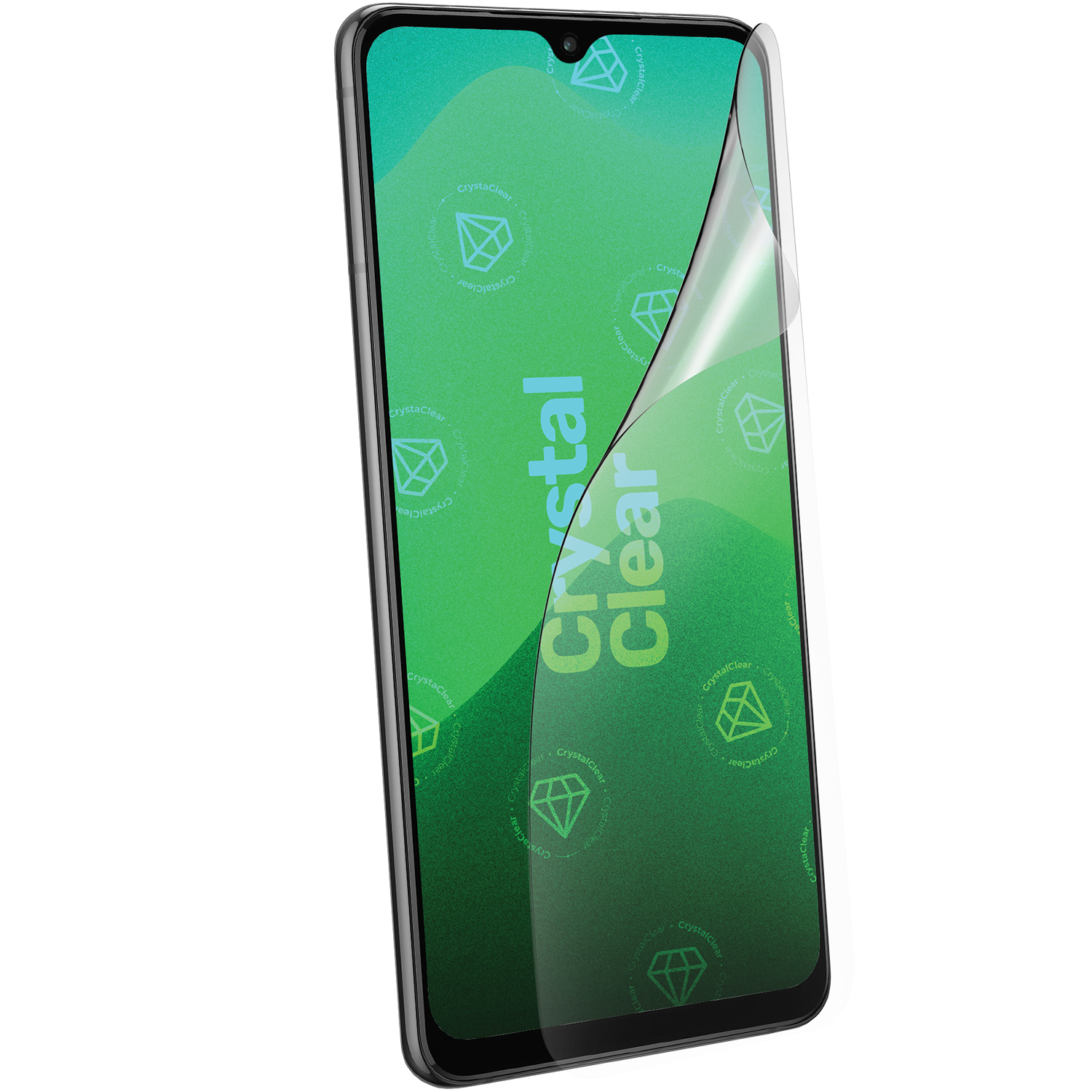 Die Glasklare Schutzfolie. @ Vereint alle Vorteile einer Ultra flexiblen
Panzerfolie mit den Eigenschaften eines
Panzerglases.