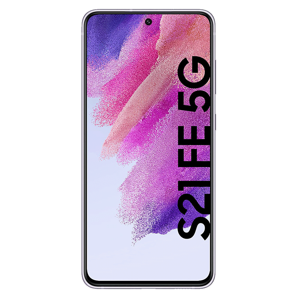 Samsung Galaxy S21 FE front Ansicht mit wallpaper