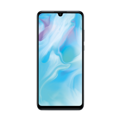 Huawei P30 Lite von vorne mit original wallpaper png