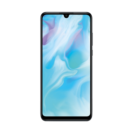 Huawei P30 Lite von vorne mit original wallpaper png