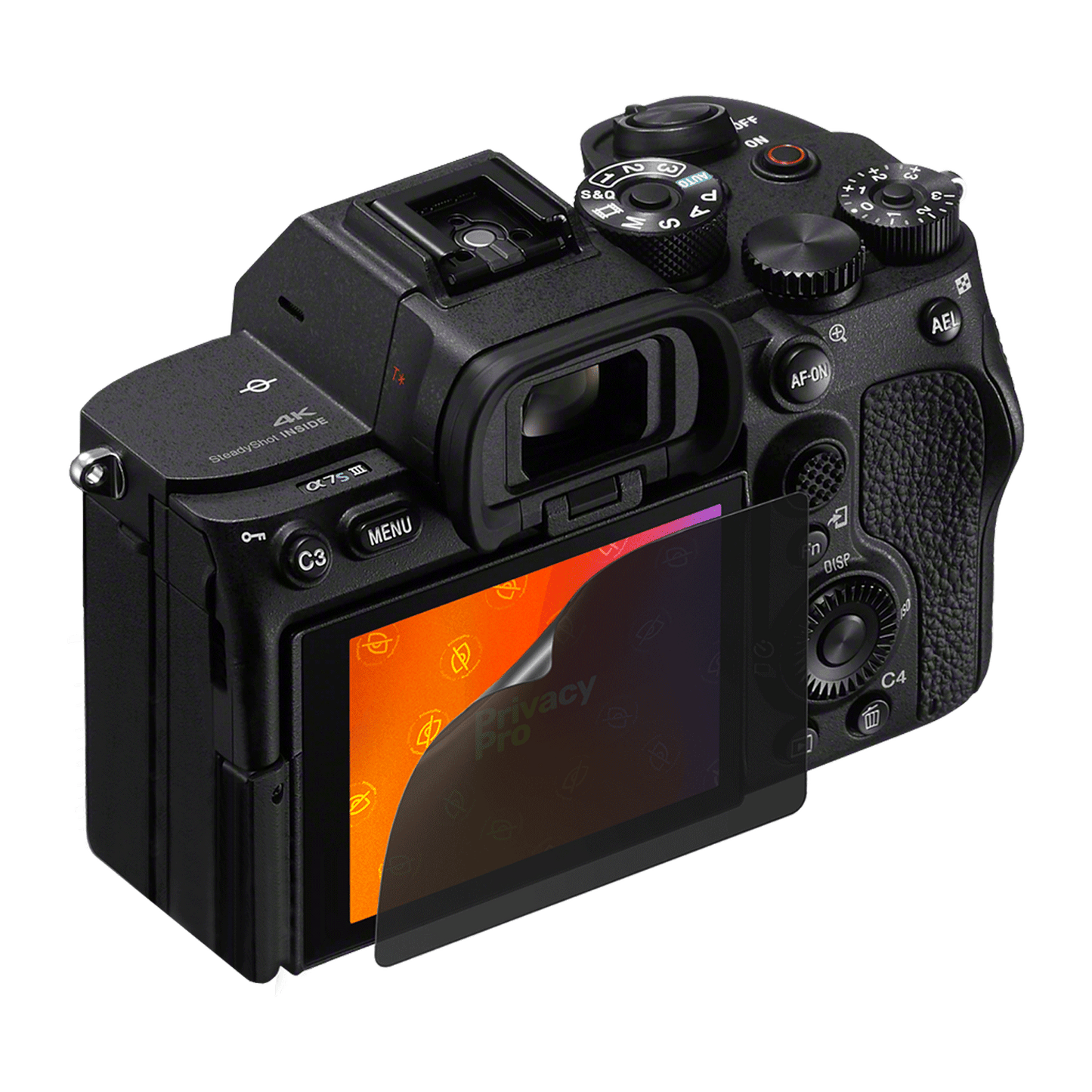 Die Abdunkelnde Schutzfolie. @ Aus seitlichem Betrachten wird das Display bis zu 99%
abgedunkelt. Die matte Schutzfolie schützt
dein Display und deine Privatsphäre.