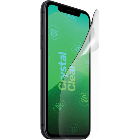 Glasklare Schutzfolie
iPhone 11 mit glasklarer Schutzfolie
Glasklare Panzerfolie kombiniert mit Panzerglas-Eigenschaften auf iPhone 11
Ultraflexible glasklare Schutzfolie auf iPhone 11 Display
Transparent klare Panzerfolie schützt iPhone 11
Glasklare Schutzfolie mit Panzerglas-Eigenschaften auf iPhone 11