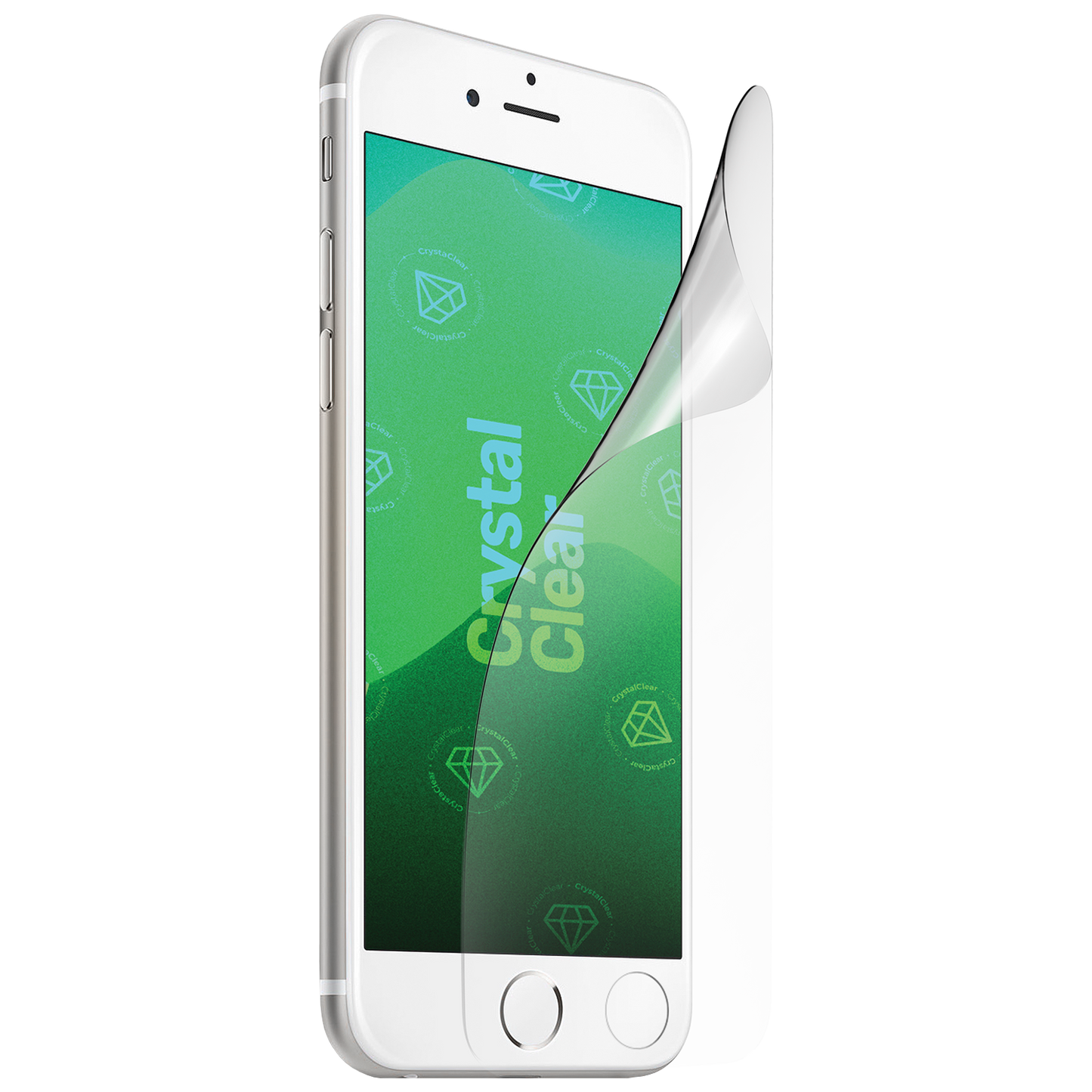 Glasklare Schutzfolie @ Vereint alle Vorteile einer Ultra flexiblen
Panzerfolie mit den Eigenschaften eines
Panzerglases