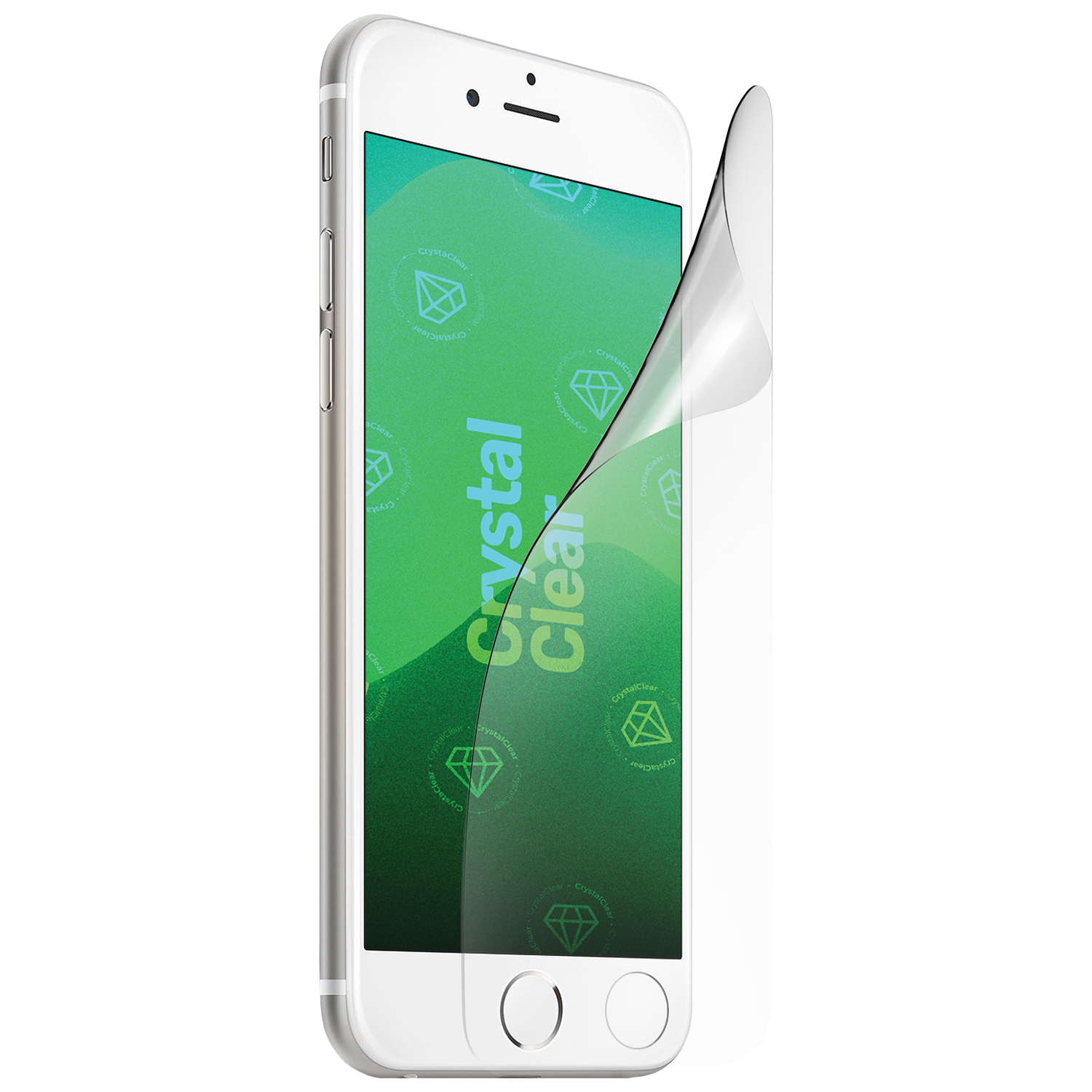 Glasklare Schutzfolie @ Vereint alle Vorteile einer Ultra flexiblen
Panzerfolie mit den Eigenschaften eines
Panzerglases