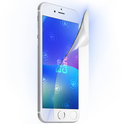 Augenschonende Schutzfolie @ Eine glasklare Panzerfolie mit einem 99% effektiven integrierten Blaulicht Filter schützt Deine Augen und Dein Display