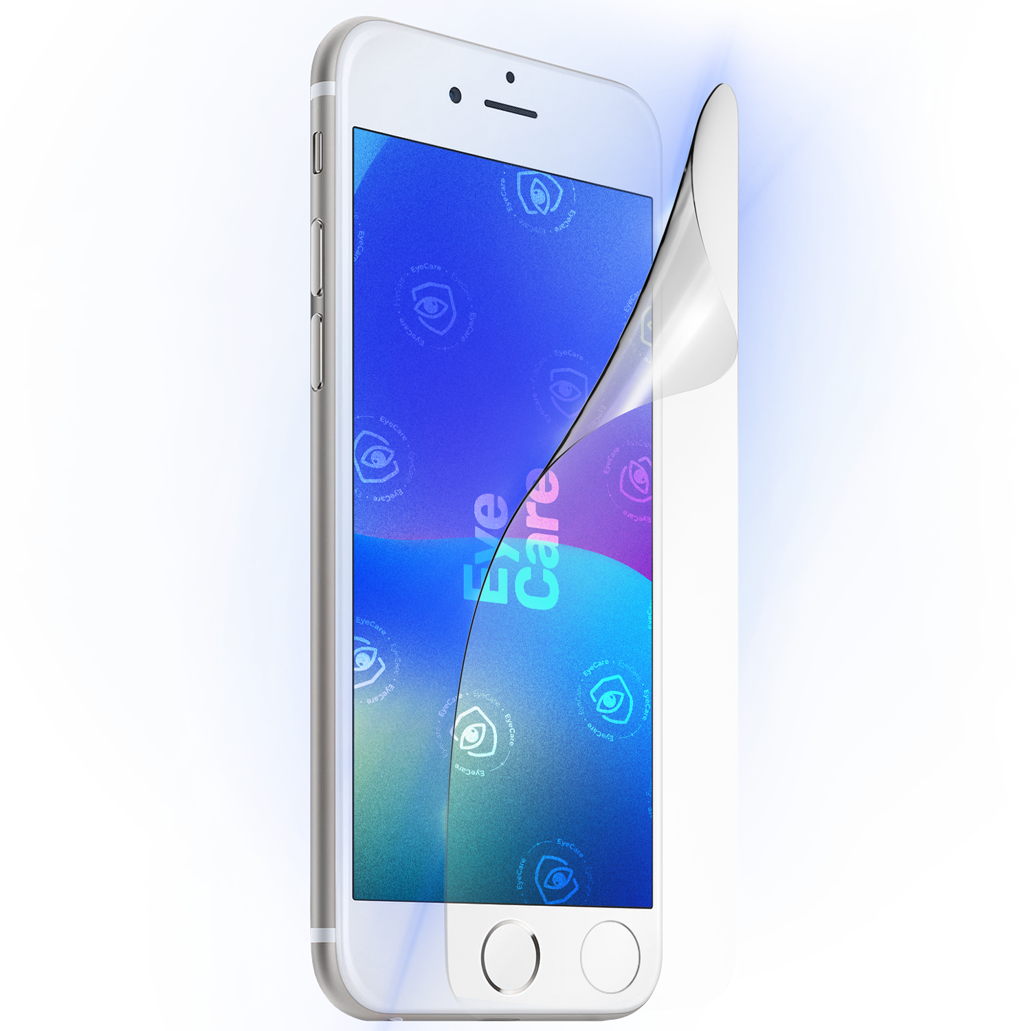 Augenschonende Schutzfolie @ Eine glasklare Panzerfolie mit einem 99% effektiven integrierten Blaulicht Filter schützt Deine Augen und Dein Display