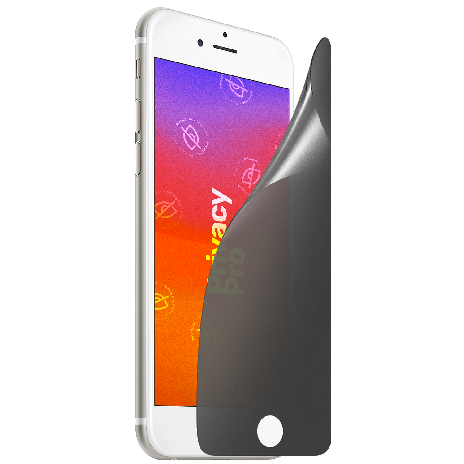 Abdunkelnde Schutzfolie @ Aus seitlichem Betrachten wird das Display bis zu 99%
abgedunkelt Die matte Schutzfolie schützt
dein Display und deine Privatsphäre