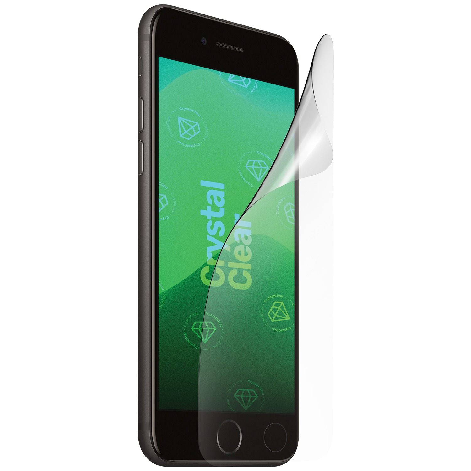 Glasklare Schutzfolie @ Vereint alle Vorteile einer Ultra flexiblen
Panzerfolie mit den Eigenschaften eines
Panzerglases