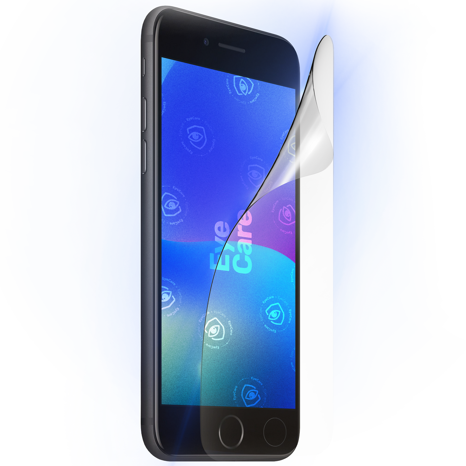 Augenschonende Schutzfolie @ Eine glasklare Panzerfolie mit einem 99% effektiven integrierten Blaulicht Filter schützt Deine Augen und Dein Display