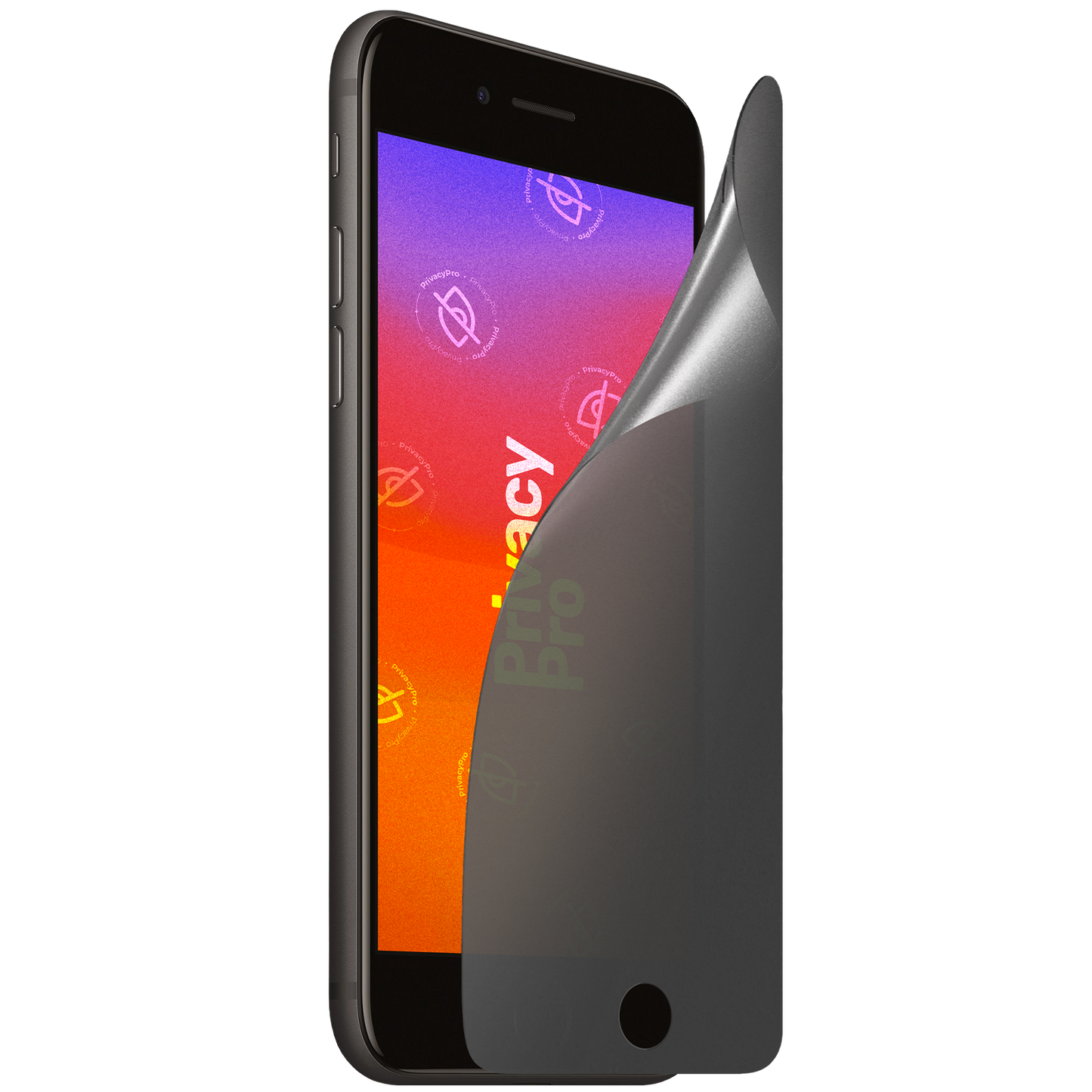 Abdunkelnde Schutzfolie @ Aus seitlichem Betrachten wird das Display bis zu 99%
abgedunkelt Die matte Schutzfolie schützt
dein Display und deine Privatsphäre