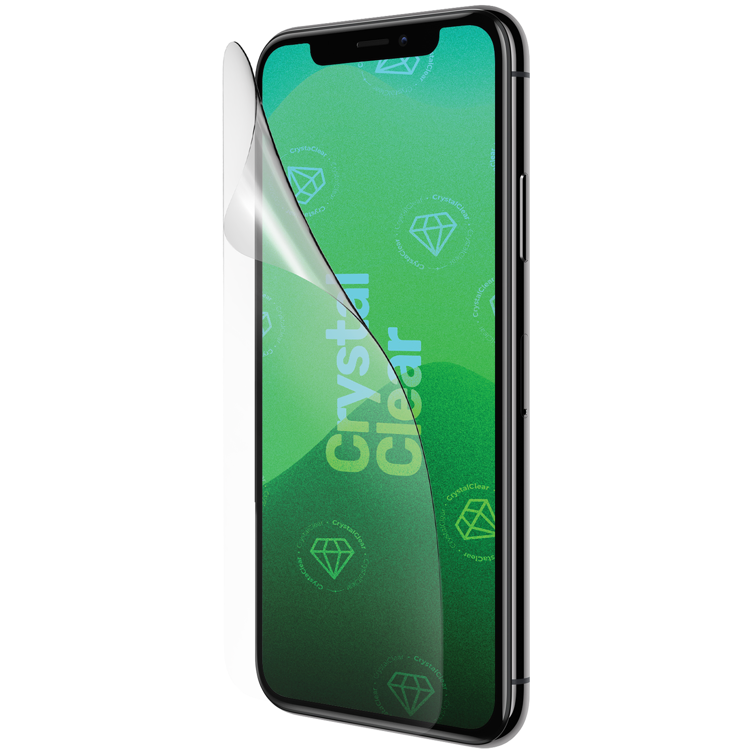 Glasklare Schutzfolie @ Vereint alle Vorteile einer Ultra flexiblen
Panzerfolie mit den Eigenschaften eines
Panzerglases