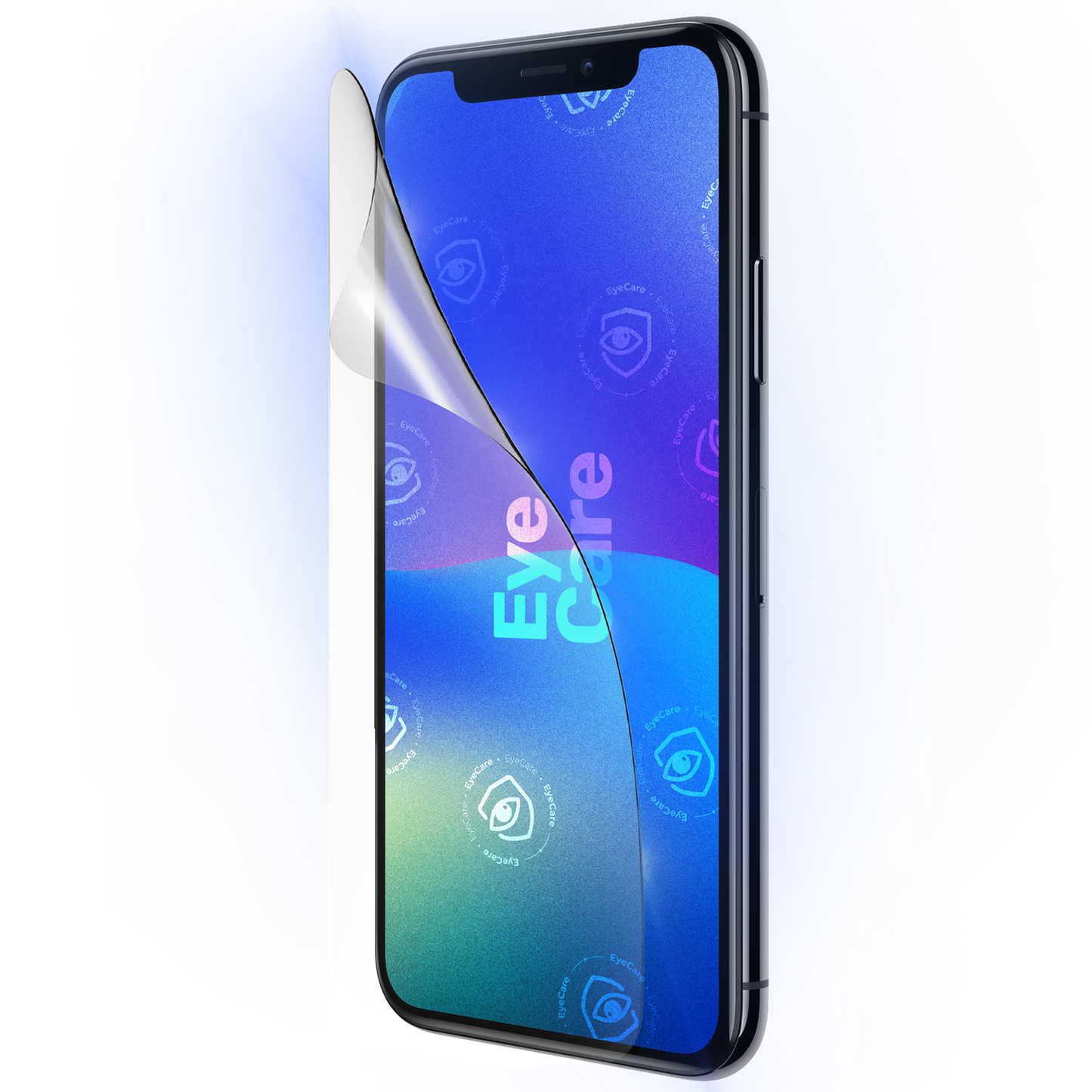 Augenschonende Schutzfolie @ Eine glasklare Panzerfolie mit einem 99% effektiven integrierten Blaulicht Filter schützt Deine Augen und Dein Display