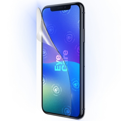 Augenschonende Schutzfolie @ Eine glasklare Panzerfolie mit einem 99% effektiven integrierten Blaulicht Filter schützt Deine Augen und Dein Display