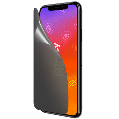 Abdunkelnde Schutzfolie @ Aus seitlichem Betrachten wird das Display bis zu 99%
abgedunkelt Die matte Schutzfolie schützt
dein Display und deine Privatsphäre