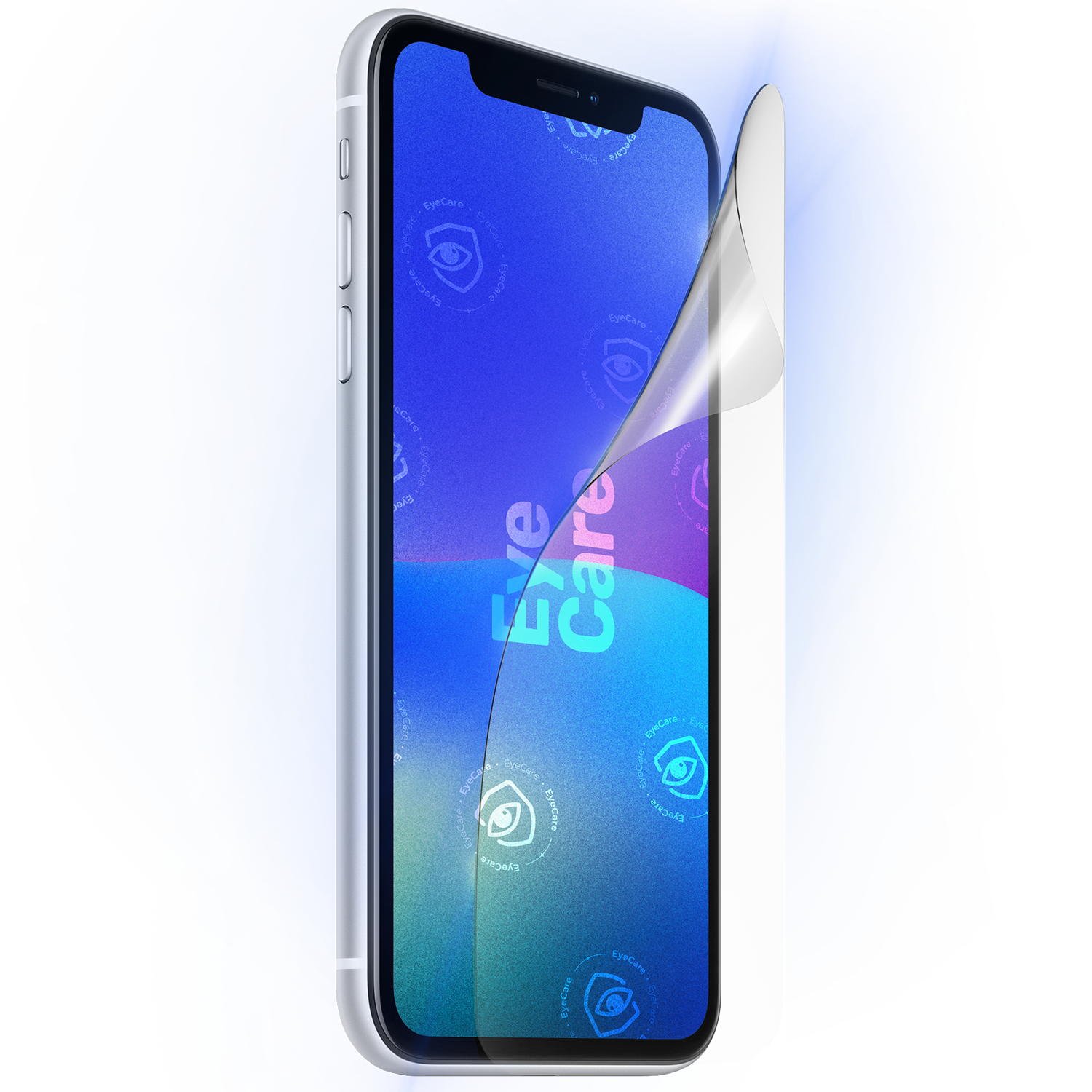 Augenschonende Schutzfolie @ Eine glasklare Panzerfolie mit einem 99% effektiven integrierten Blaulicht Filter schützt Deine Augen und Dein Display