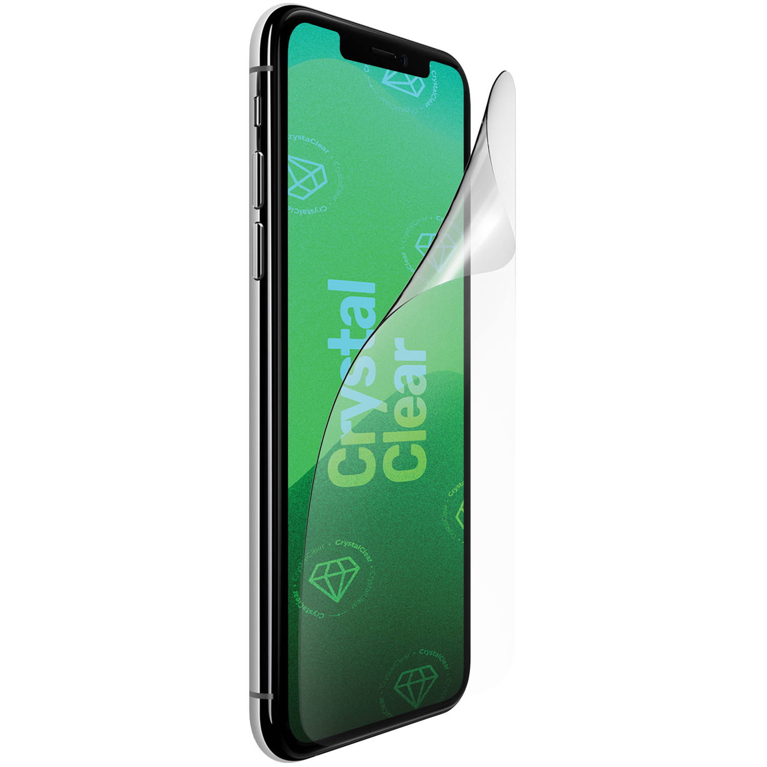 Glasklare Schutzfolie @ Vereint alle Vorteile einer Ultra flexiblen
Panzerfolie mit den Eigenschaften eines
Panzerglases