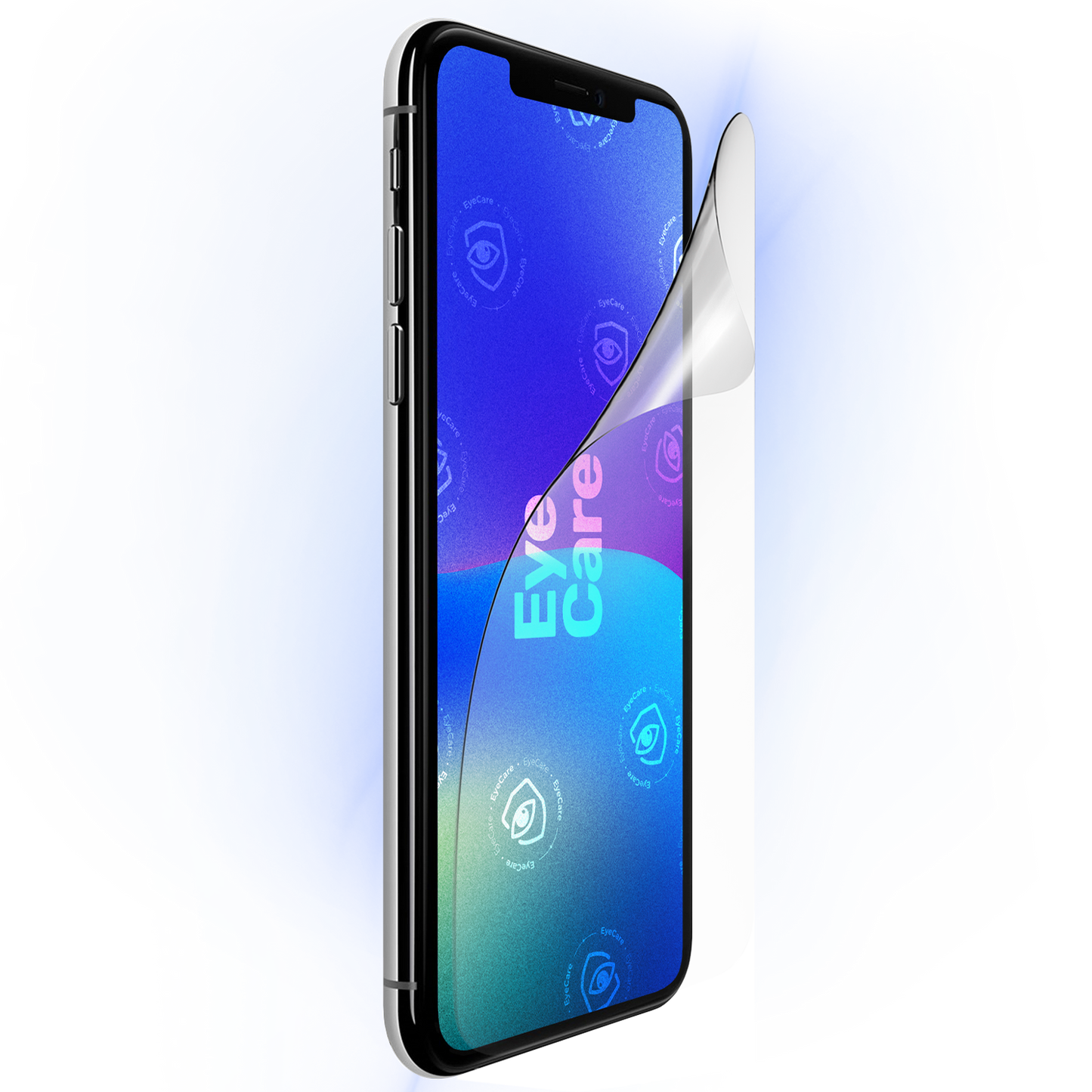 Augenschonende Schutzfolie @ Eine glasklare Panzerfolie mit einem 99% effektiven integrierten Blaulicht Filter schützt Deine Augen und Dein Display