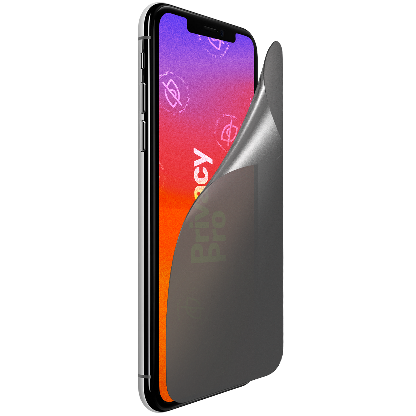 Abdunkelnde Schutzfolie @ Aus seitlichem Betrachten wird das Display bis zu 99%
abgedunkelt Die matte Schutzfolie schützt
dein Display und deine Privatsphäre