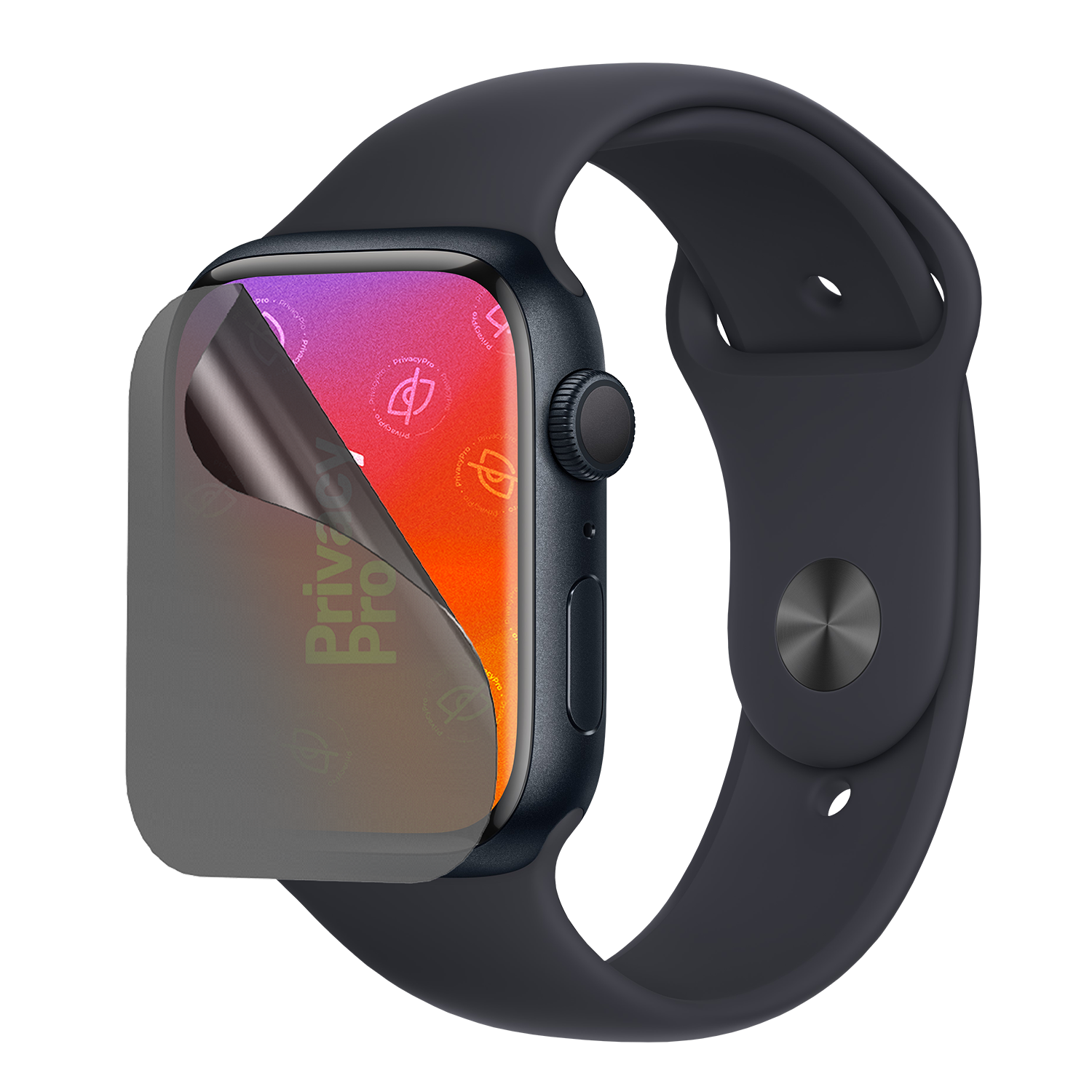 Die Abdunkelnde Schutzfolie. @ Aus seitlichem Betrachten wird das Display bis zu 99%
abgedunkelt. Die matte Schutzfolie schützt
dein Display und deine Privatsphäre.