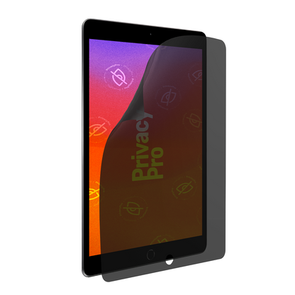 Abdunkelnde Schutzfolie @ Aus seitlichem Betrachten wird das Display bis zu 99%abgedunkelt Die matte Schutzfolie dunkelt im Hochformat ab.