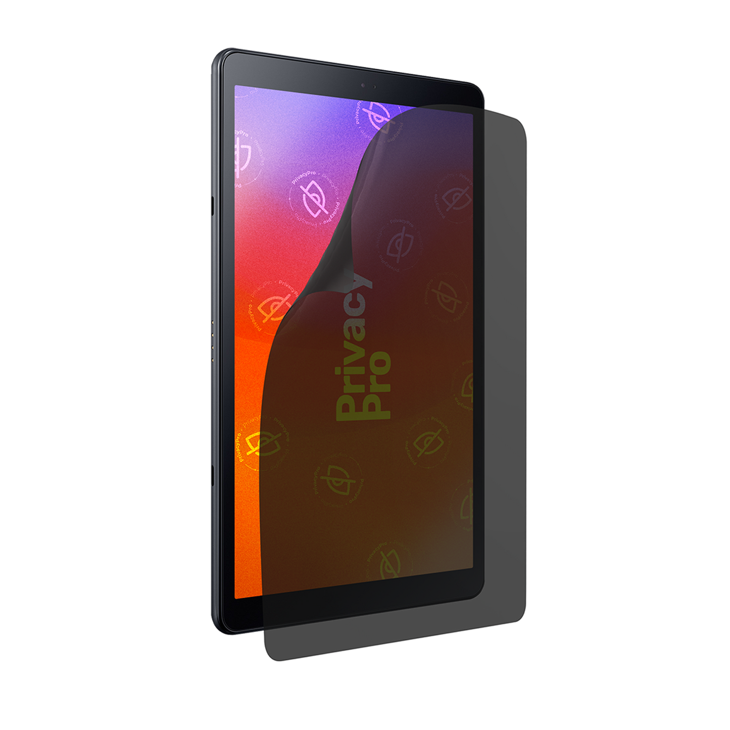 Abdunkelnde Schutzfolie @ Aus seitlichem Betrachten wird das Display bis zu 99%abgedunkelt Die matte Schutzfolie dunkelt im Hochformat ab.