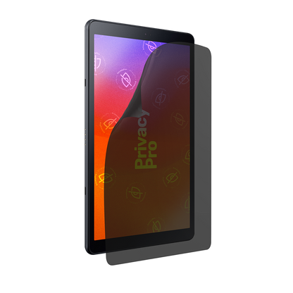 Abdunkelnde Schutzfolie @ Aus seitlichem Betrachten wird das Display bis zu 99%abgedunkelt Die matte Schutzfolie dunkelt im Hochformat ab.